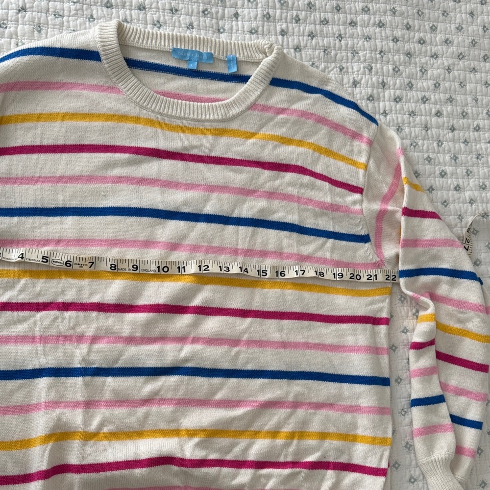 Draper James Multicolor Striped Sweater